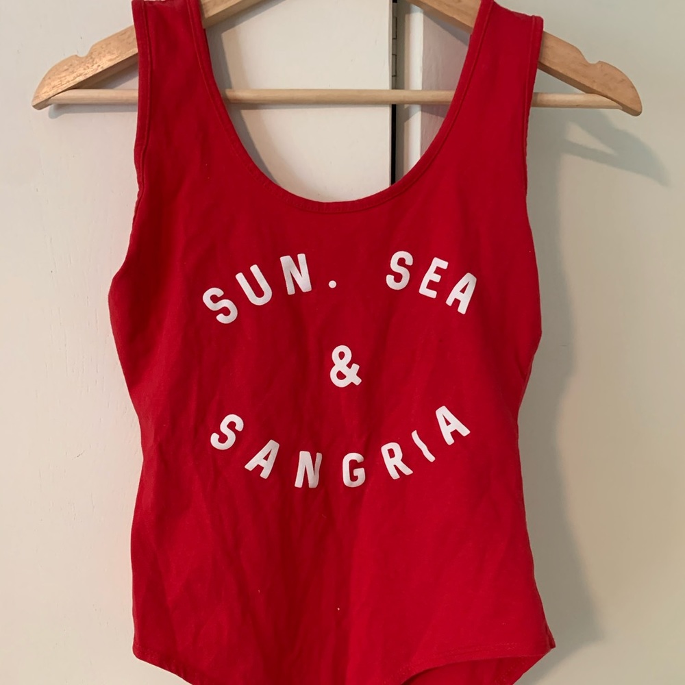 Red Bodysuit size M